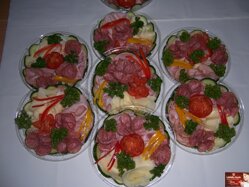 obložená talíř salám+sýr 500g